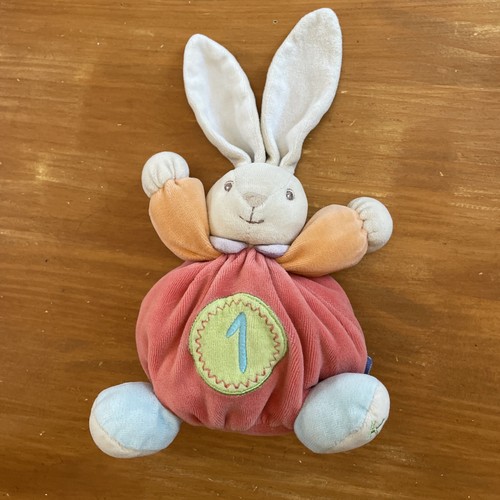 Doudou peluche hochet lapin - doudou,