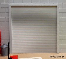 1/43 maquette porte de garage industriel atelier usine  décor diorama maquette