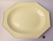 Grand plat de service Creil et