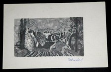 BABOULÈNE Eugène - LITHOGRAPHIE SIGNÉE 