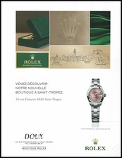 ROLEX Oyster perpetual Lady DateJust 28 Watch Magazine Print Ad 2017-1pg