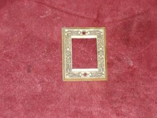 Plaque Enjoliveur métal Doré