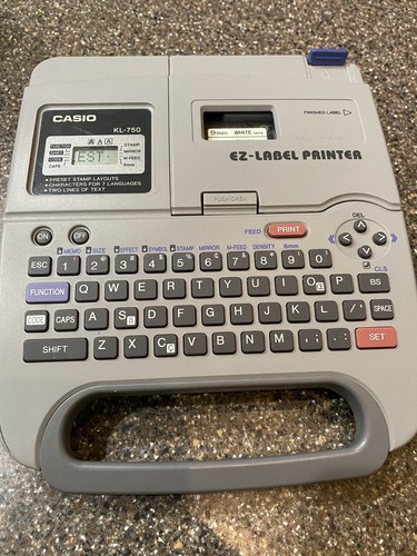 Casio 750b thermal label - casio,
