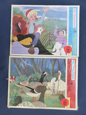 2 Puzzles NILS HOLGERSSON Casse-tête à encastrement Frame-Tray 1985 APOLLO FILM