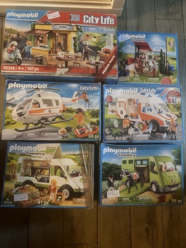 Lot boîtes playmobil - 6,