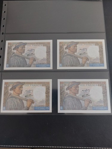 Billets francs mineur - francs,