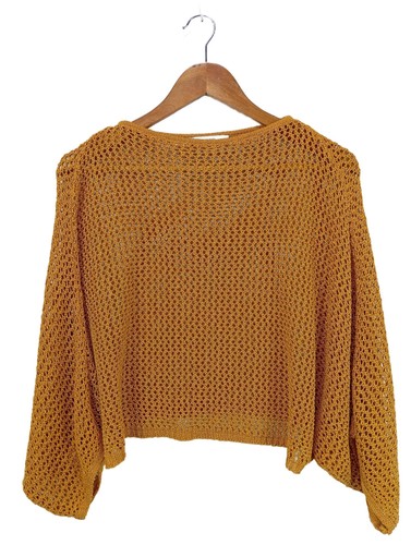 Mango pull crochet dames - en,