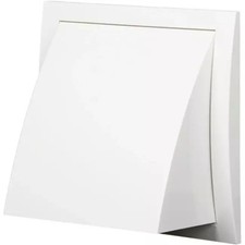 Grille de façade avec clapet