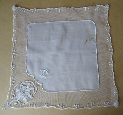 Ancien mouchoir mariée - de,