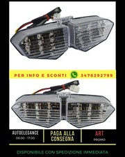 ⭐Feu Arrière LED En Verre Transparent Pour Yamaha R6 Bj.03-05⭐