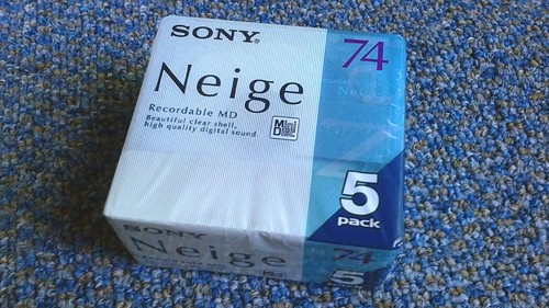 Minidisc sony neige série 4 - neige,
