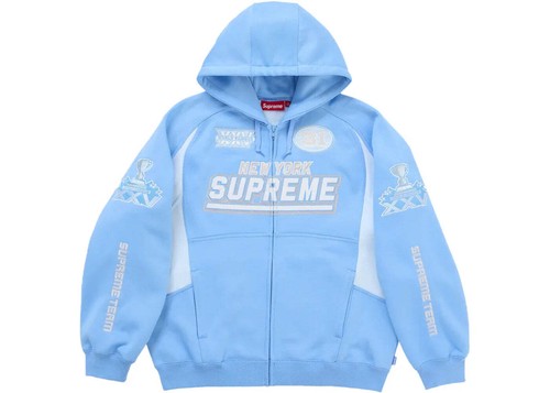 Supreme football zip hooded - zip, up