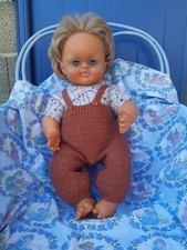 poupée  clodrey petit frère 1965 poupon baigneur no petitcollin