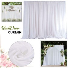 Rideaux De Fond Blanc En Soie