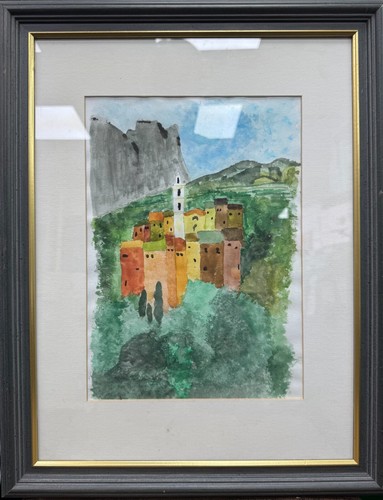 Tableau gouache sur - ,