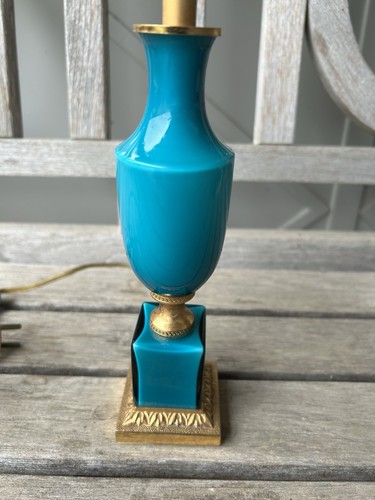 Charmant pied lampe - pied, turquoise