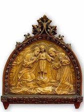 SAINTE FAMILLE. RETABLE EN