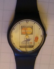 MONTRE FRANCE 98 EUROCARD MASTERCARD FOOTBALL COUPE du MONDE WORLD CUP
