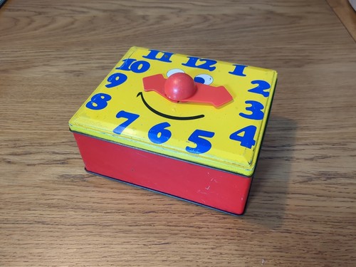 Ancienne boite tôle clown - ancienne,