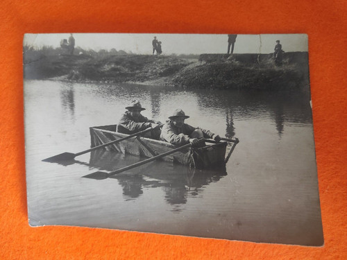 Photo garçons scouts bateau - ?,