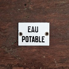 Plaque émaillée ancienne «