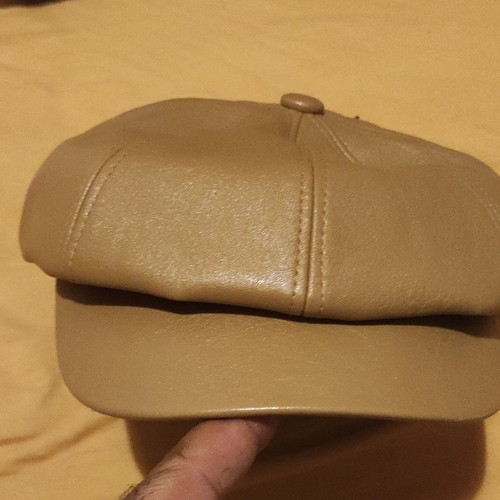 Casquette gavroche homme cuir