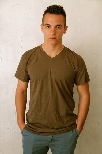 Shirt kaki homme marithé - t,