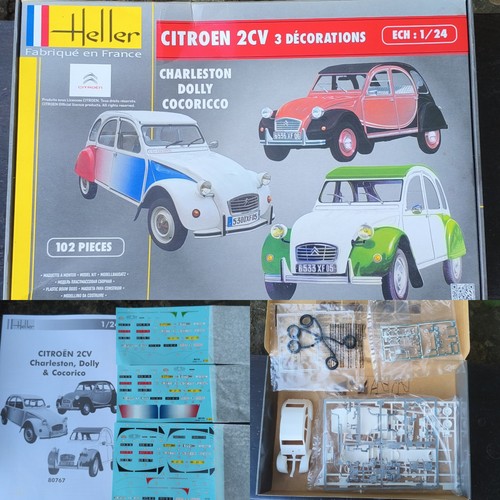 Heller 80767 citroën 2cv - 1/24,