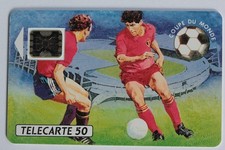 Télécarte à puce France Privée Coupe du monde de Football 1989 (54570)