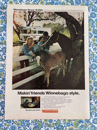 Vintage 1973 winnebago brave - vintage,