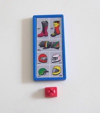 PLAYMOBIL (R3210) GARAGE - Enseigne Pancarte Accessoires Atelier Moto 3992