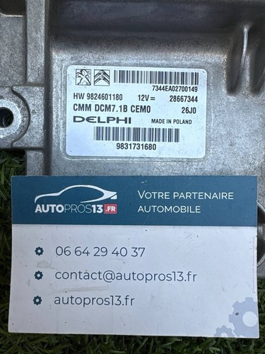 Calculateur moteur peugeot - calculateur,