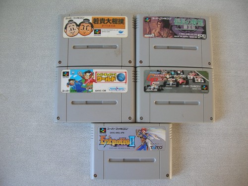 Lot anciens jeux super - de,