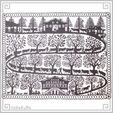 Kirie Paper Cut Art L114