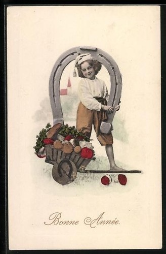 Carte postale enfant avec