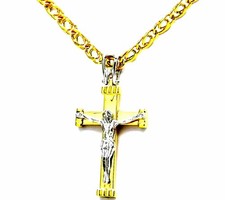 Collier chaîne homme jaune - collier,