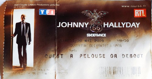 Ticket billet concert - ticket,