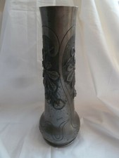 VASE ART NOUVEAU ETAIN DOUBLE