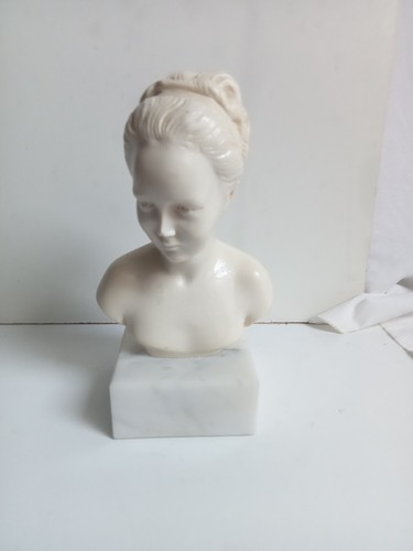 Statuette marbre blanc - marbre,