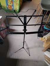 Trépied Woodbrass Music Instruments Pied Pupitre Pliant Support Partition