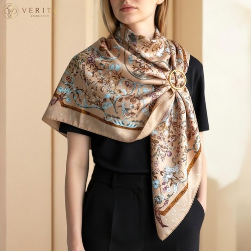 Rare vintage hermes silk scarf - hermes,