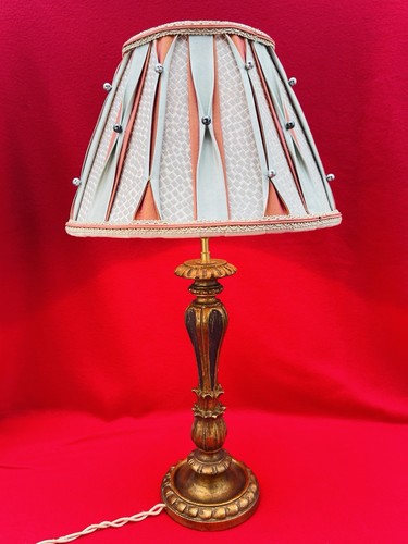 Lampe table bois avec - lampe, de