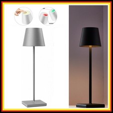 Lampe de table LED blanc/anthracite/noir blanc chaud intérieur et extérieur dimmable