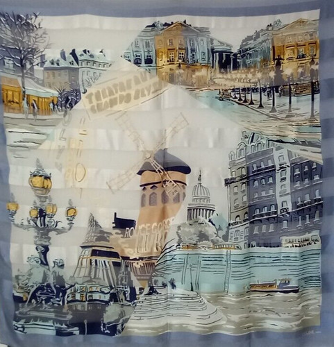 Celine 135cm foulard carré - carré, en