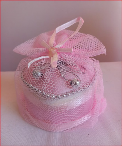 Boîte forme cœur rose - en, de