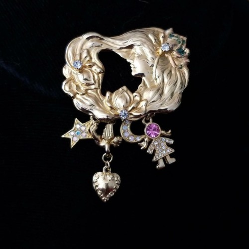 Kirks folly gold tone pin - gold,