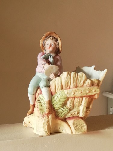 Sujet bouquetière ancienne - bouquetière,