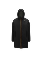 Veste K-Way Femme, Modèle Dukesse Bonded, Couleur NOIR PUR - BLEU DE