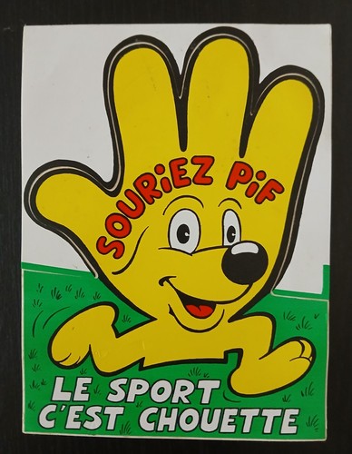Autocollant pif gadget - autocollant,
