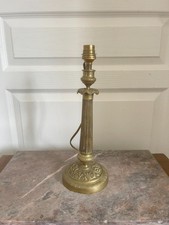 Ancien Pied de Lampe Laiton